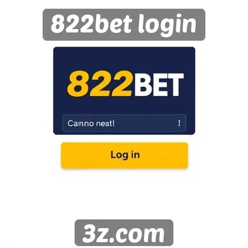 822bet login como ferramenta de acesso a jogos online